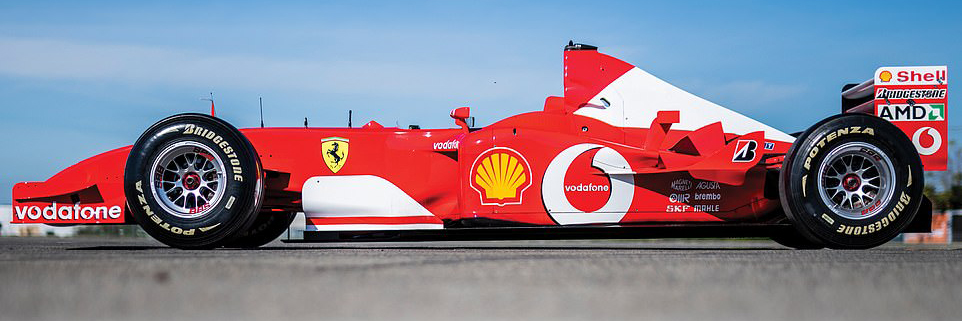 Schumacher's dominant Ferrari F2002 at Fiorano