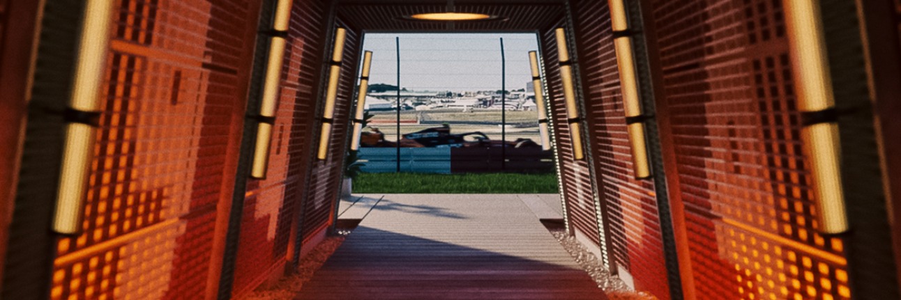 The entrance to Silverstone's all-new 2026 hospitality experience: The Vale