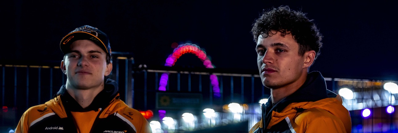 F1 title contenders Oscar Piastri and Lando Norris
