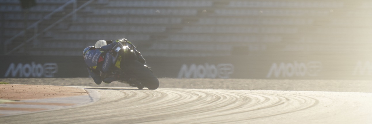 Raul Fernandez on track in the 2025 MotoGP test