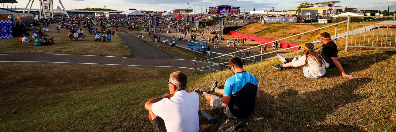 F1 fans at the British Grand Prix