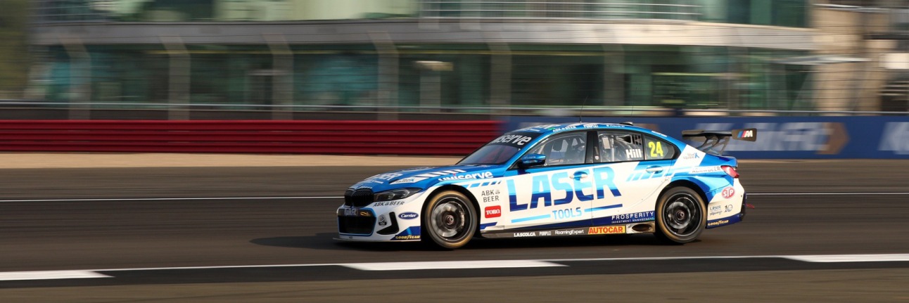 BTCC champion Jake Hill on track at Silverstone