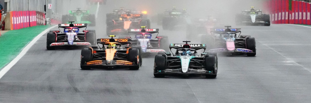 The start of the 2024 F1 Brazilian Grand Prix