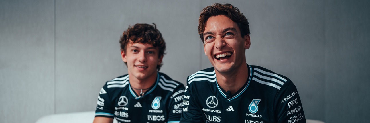 George Russell and Kimi Antonelli announced for the Mercedes F1 2026 driver line-up