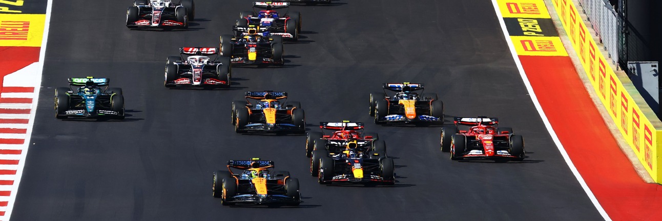 The start of the F1 United States Grand Prix