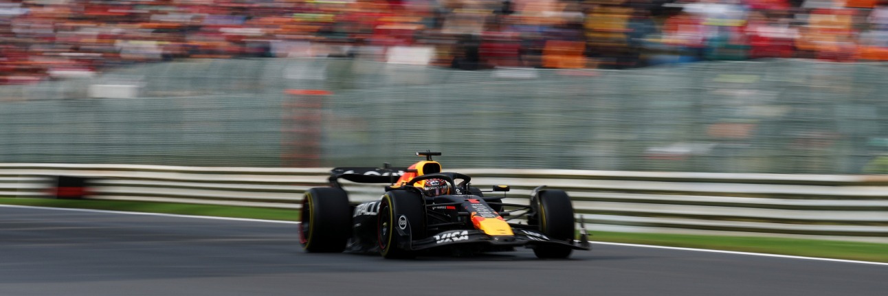 Max Verstappen in the Belgian Grand Prix F1 Sprint Race
