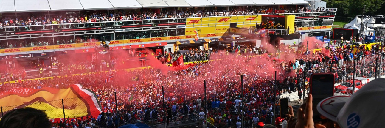 The tifosi at Monza's Italian Grand Prix