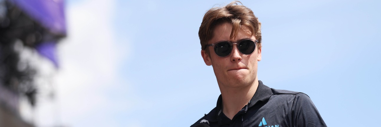 Williams supported F2 driver Luke Browning