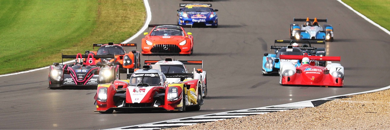 Classic endurance cars racing at Silverstone Festival 