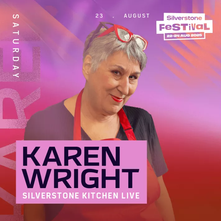 Karen Wright, Silverstone Kitchen Live, Foodie Fest, Silverstone Festival