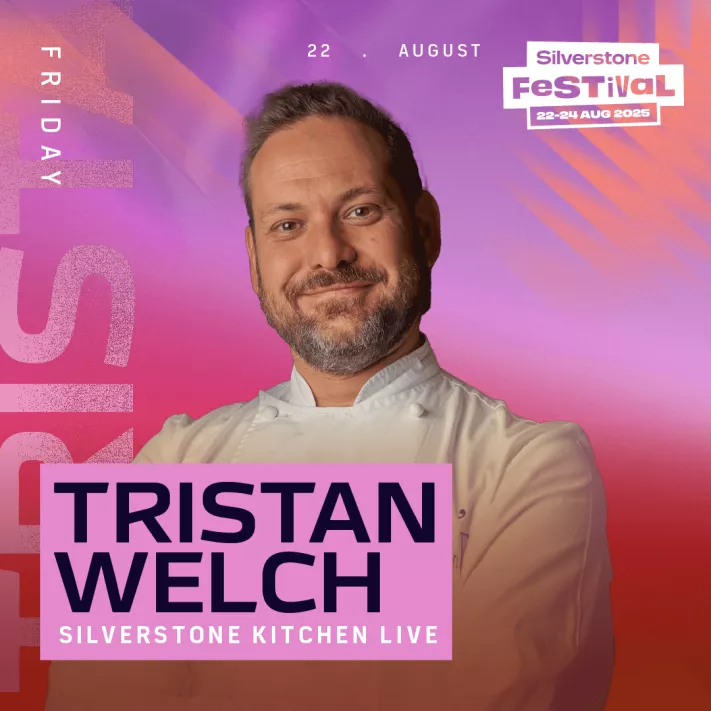 Tristan Welch, Silverstone Kitchen Live, Foodie Fest, Silverstone Festival