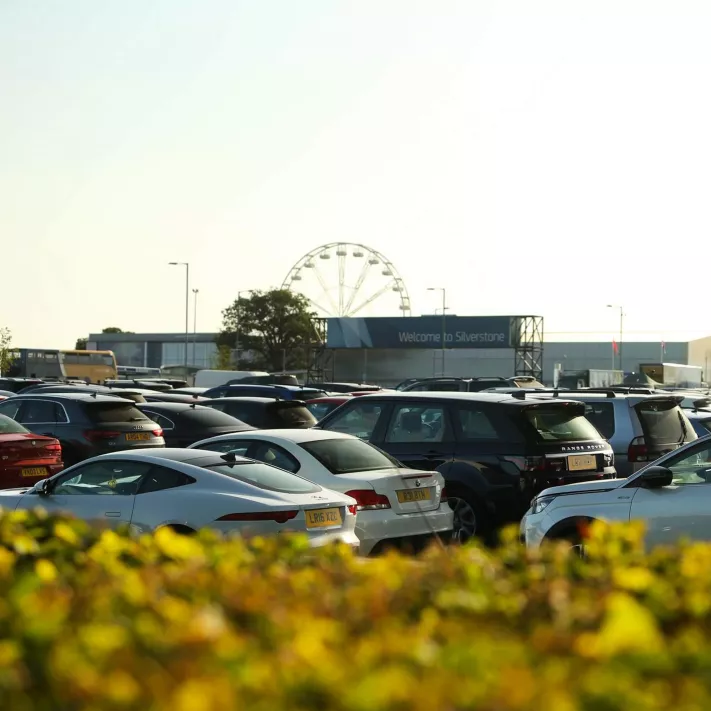 accessible car park silverstone