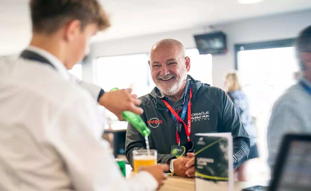 Hospitality at the British Grand Prix