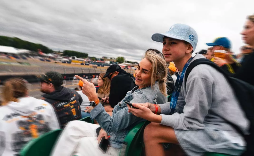 Hospitality at the British Grand Prix