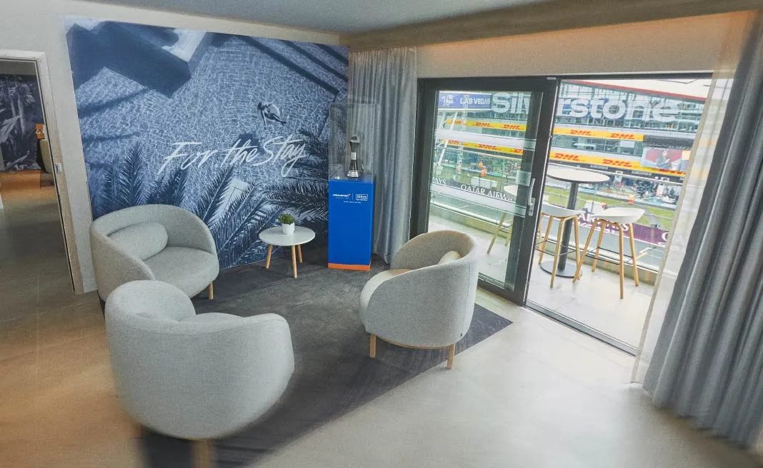 Hospitality at the British Grand Prix