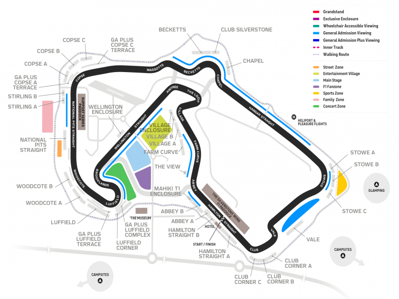 Formula 1 British Grand Prix Prices Silverstone