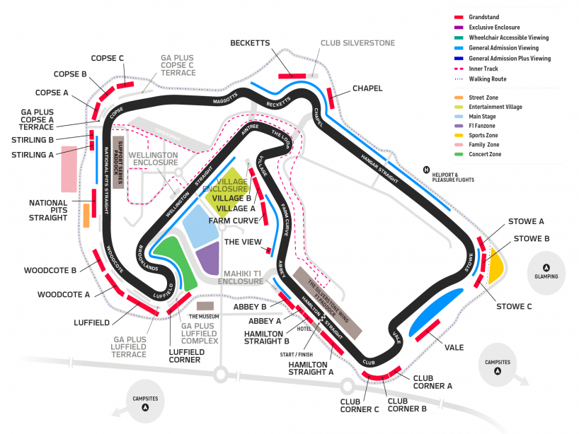 Formula 1 British Grand Prix Prices Silverstone