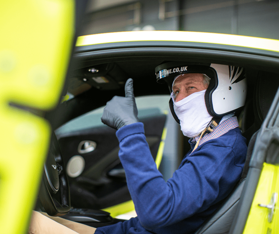 Happy Experience Driver in Aston Martin