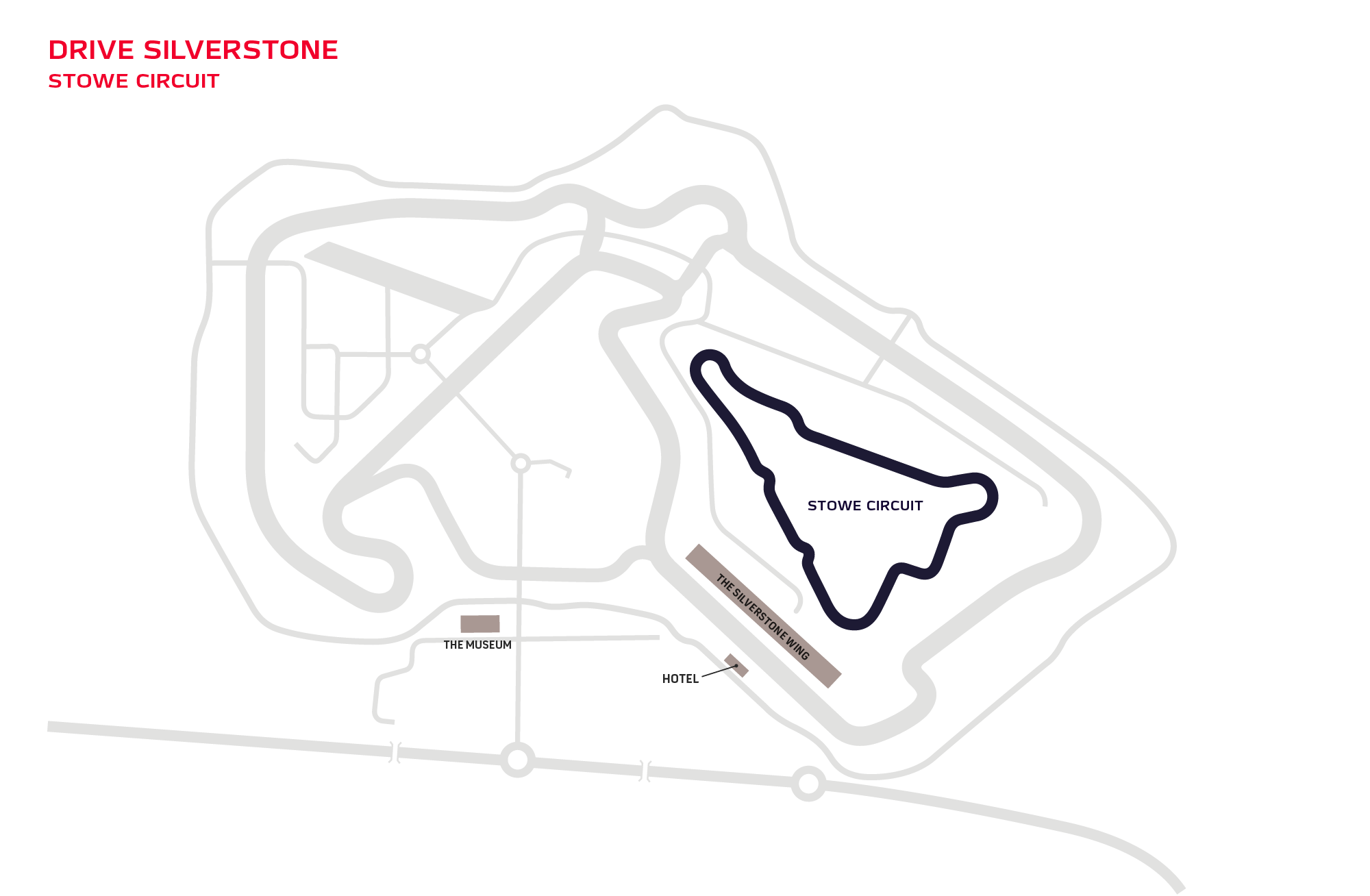 Drive Silverstone Stowe circuit Map