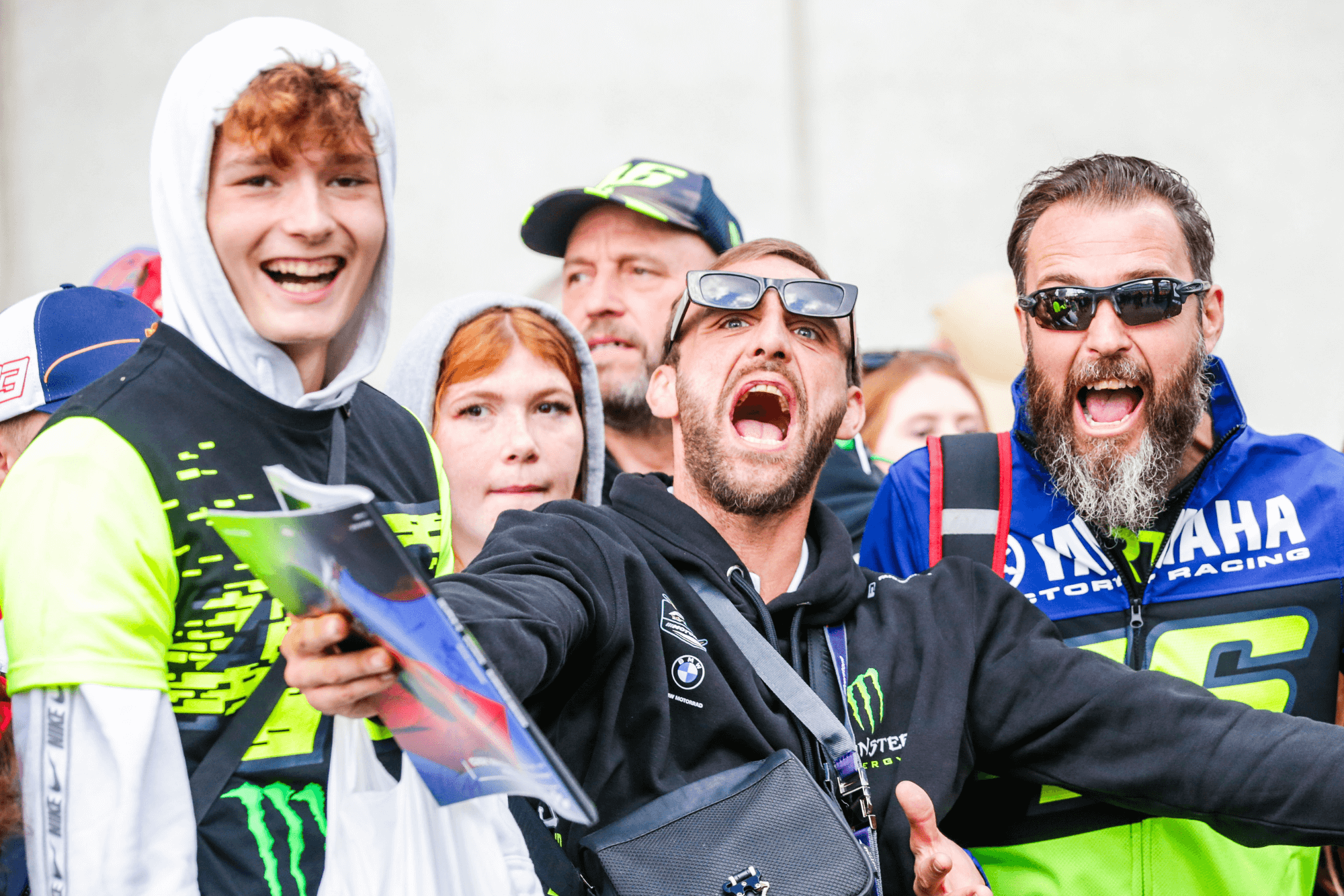 Fans at MotoGP