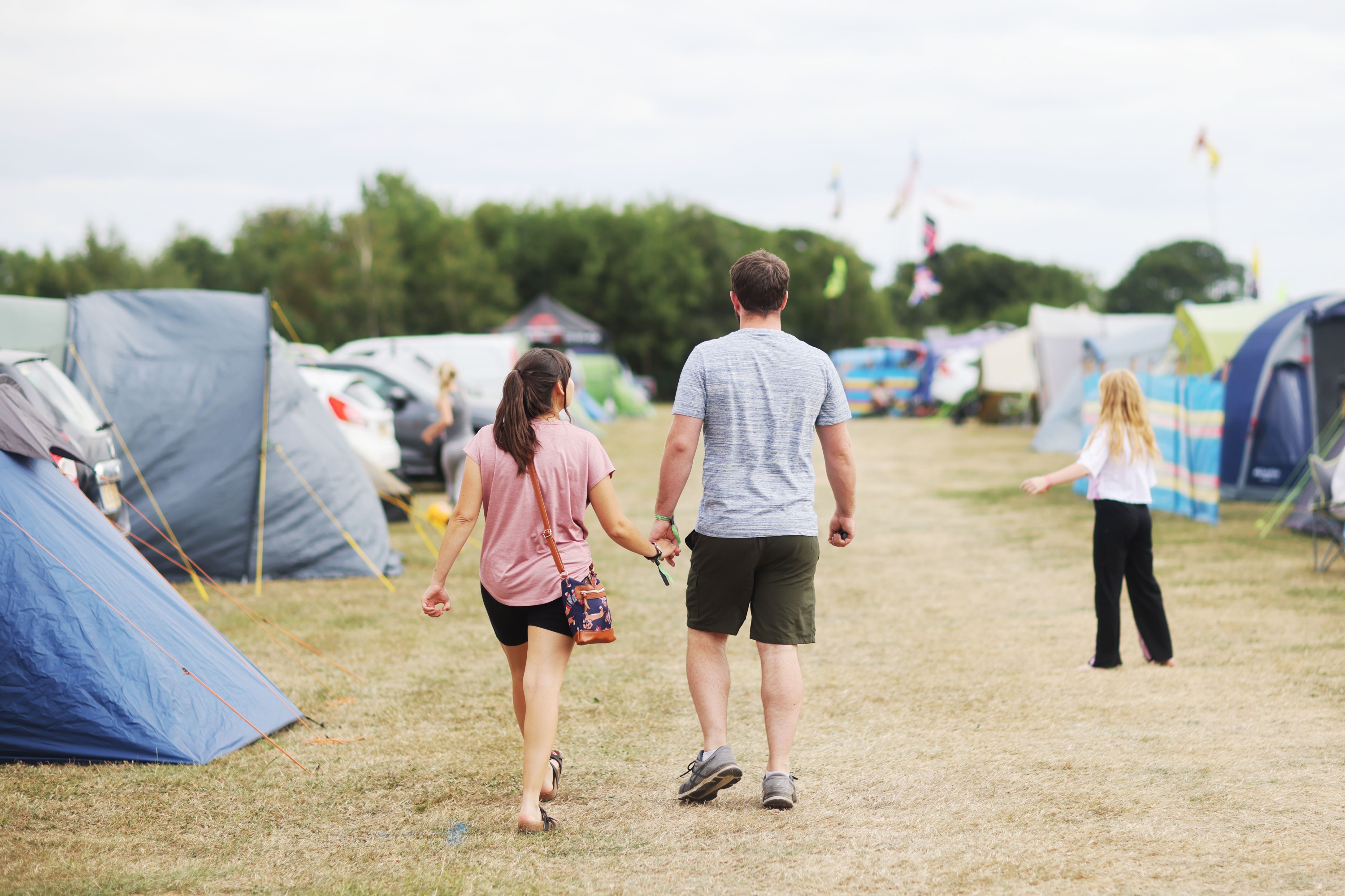 Golf club camping