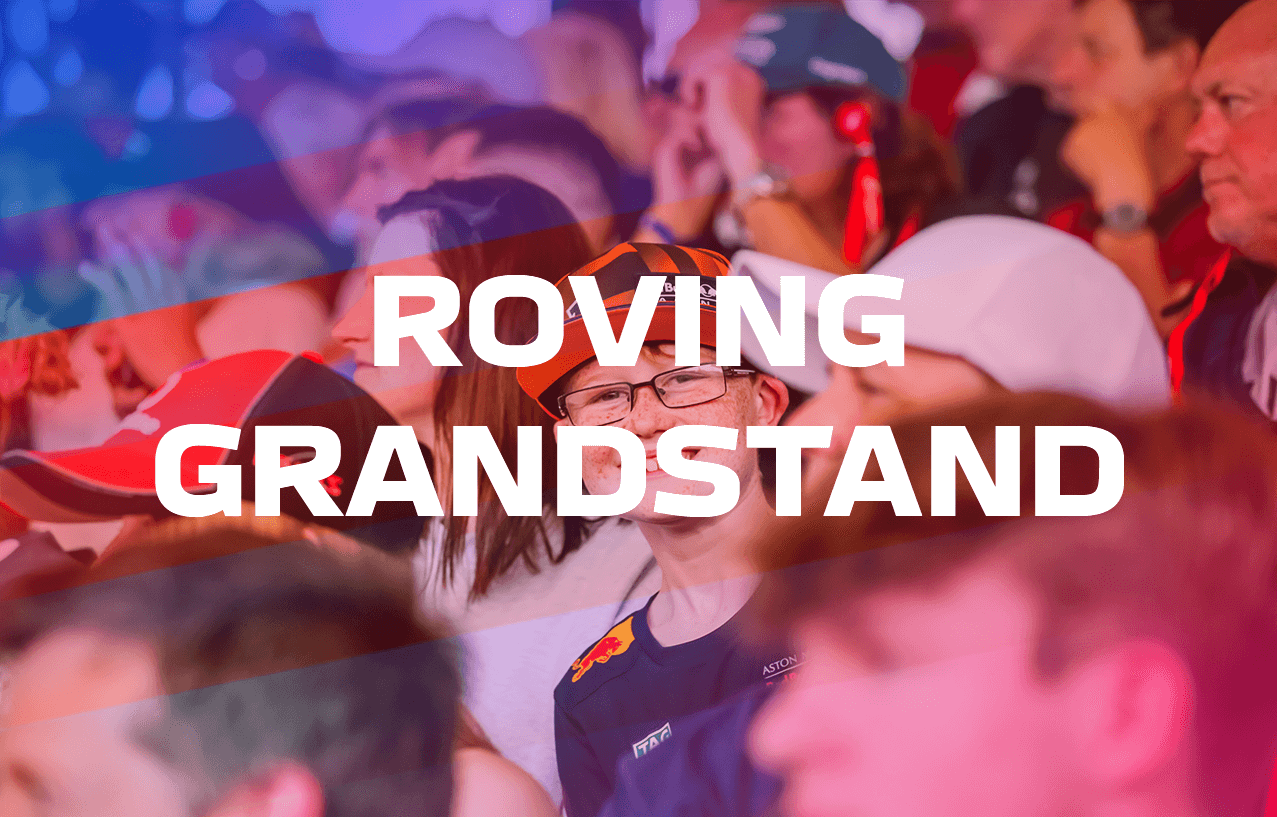 F1 Roving Gradnstands
