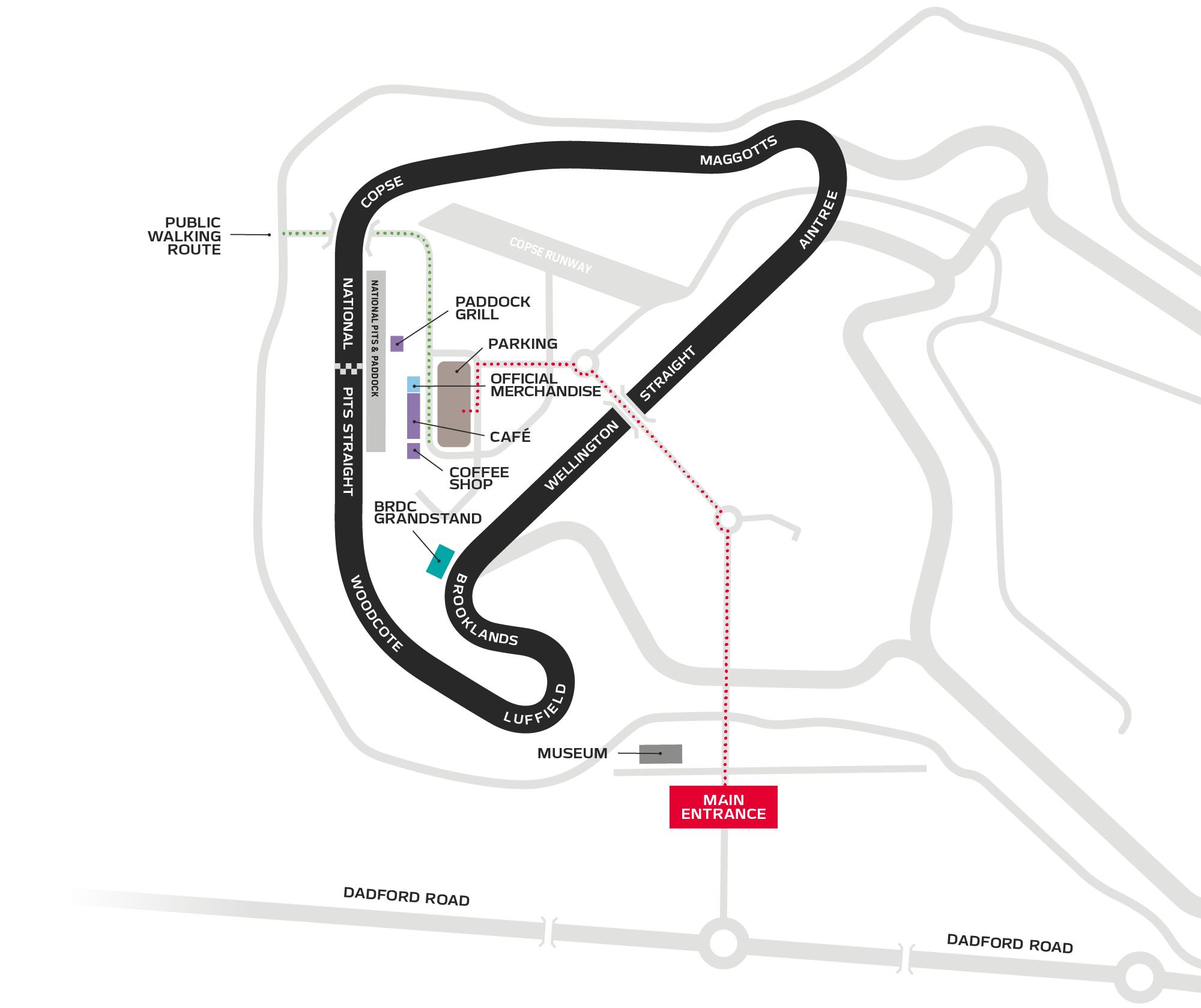 National circuit map