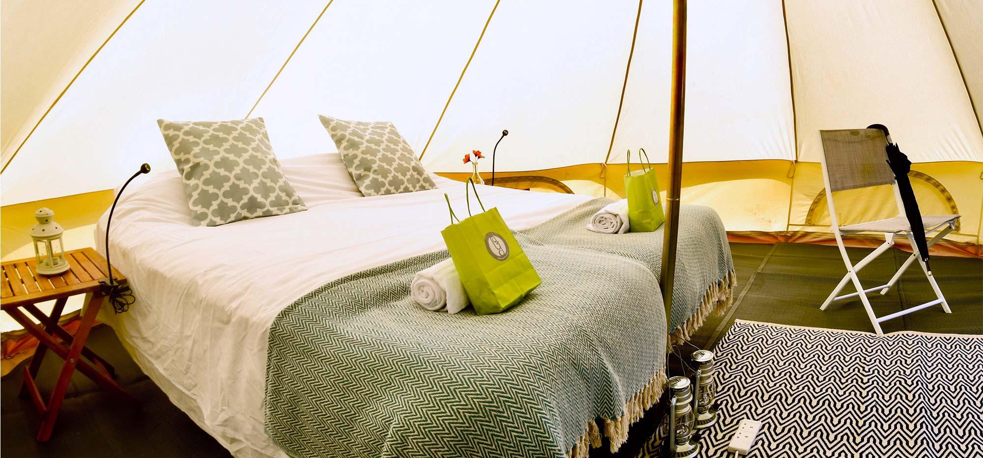 glamping at F1