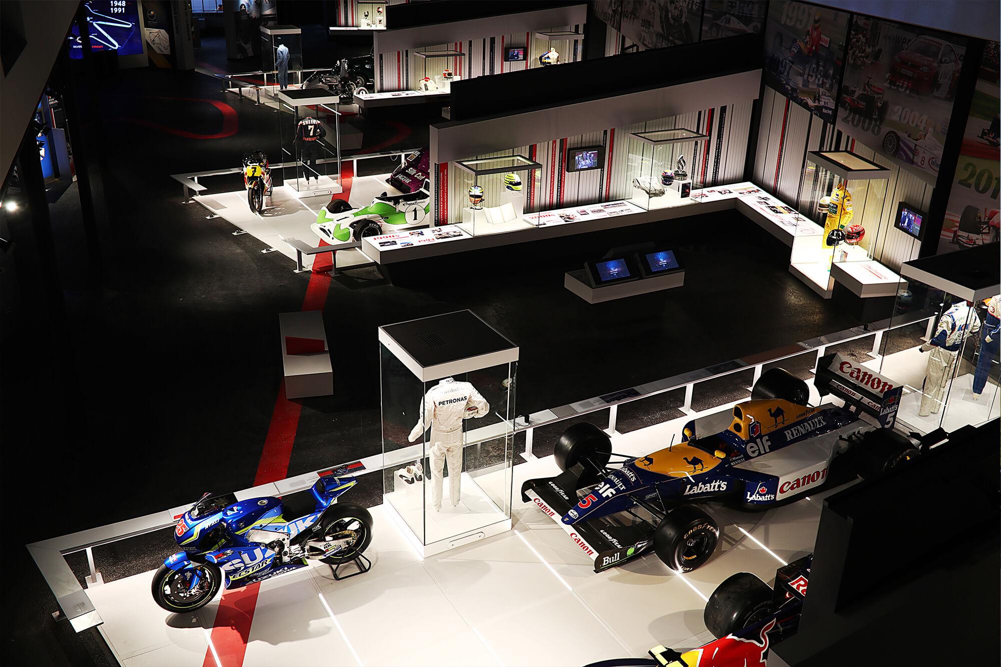 inside the Silverstone experience museum