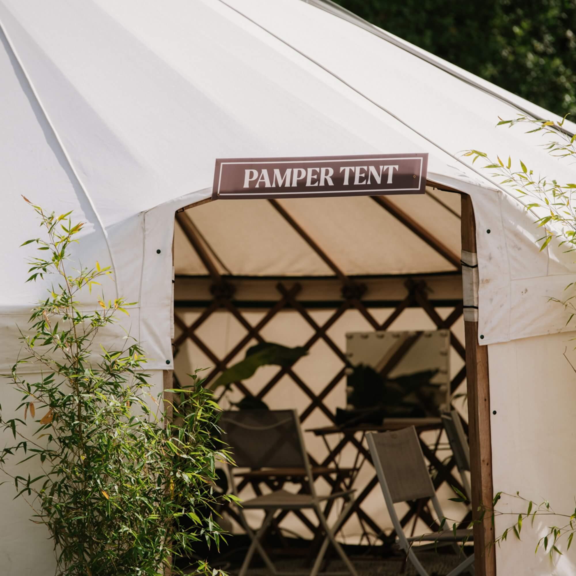 pamper tent