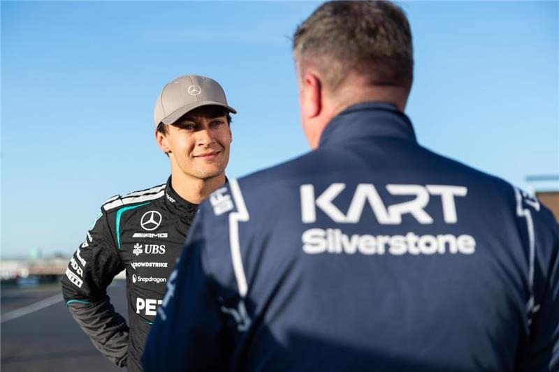George Russell - Kart Silverstone