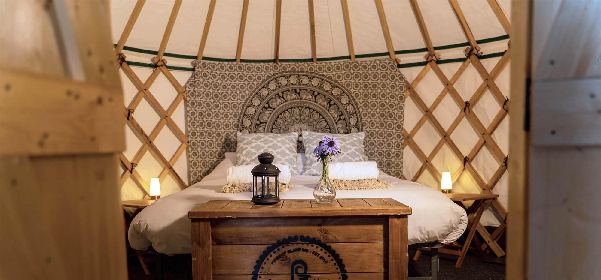 glamping at F1