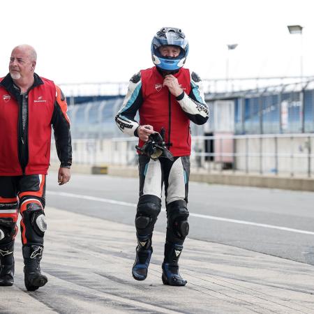 Two Silverstone Bike Track Day Instructors