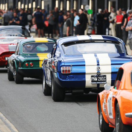Track action at Silverstone Festival