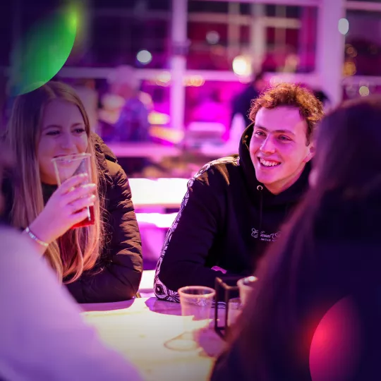 Festive food and beverage