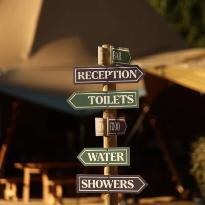 Glamping signs