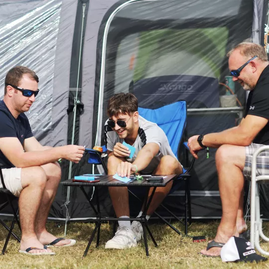 camping at Silverstone 