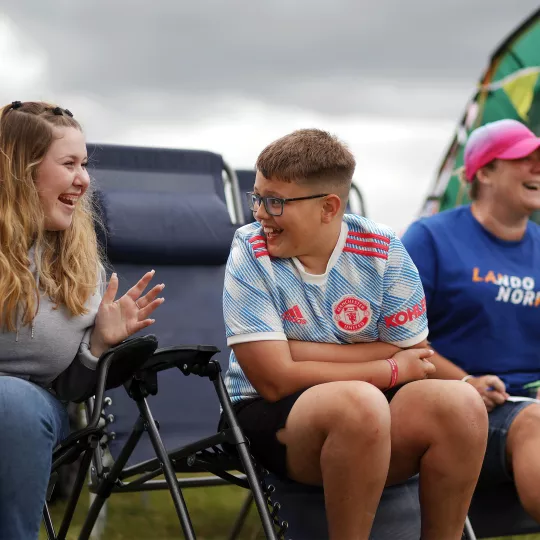 camping at Silverstone 