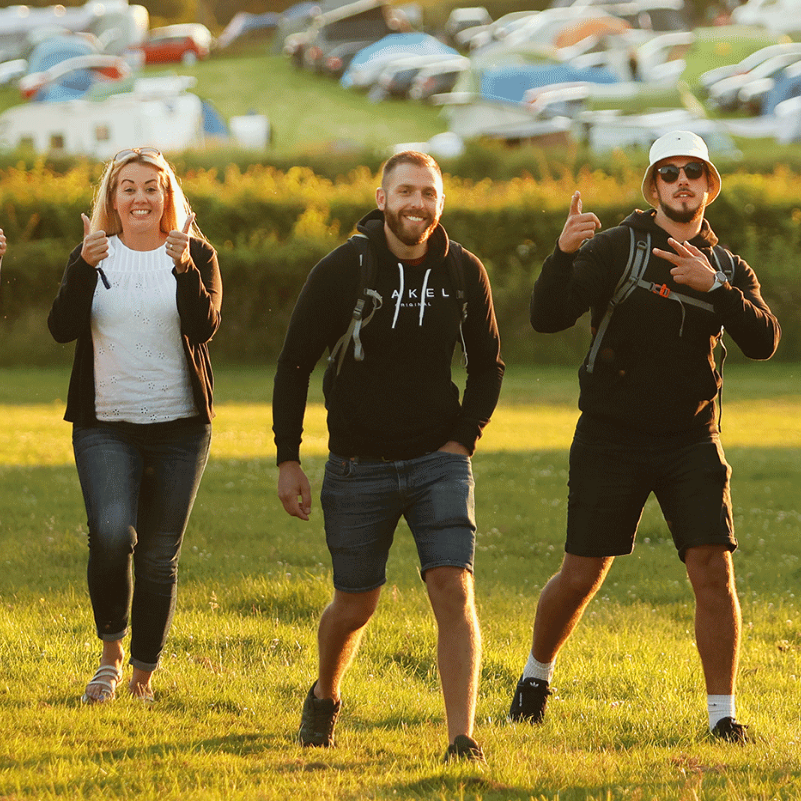 camping at Silverstone 