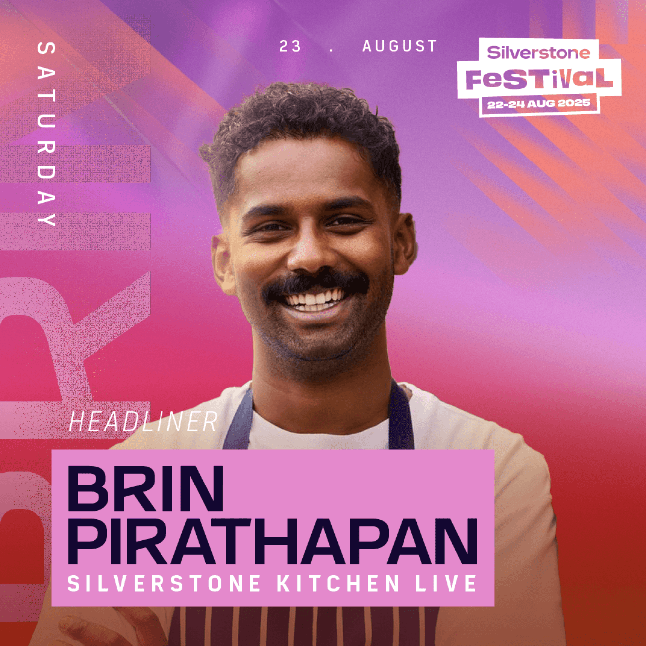 Biran Pirathapan, Silverstone Kitchen Live, Foodie Fest, Silverstone Festival