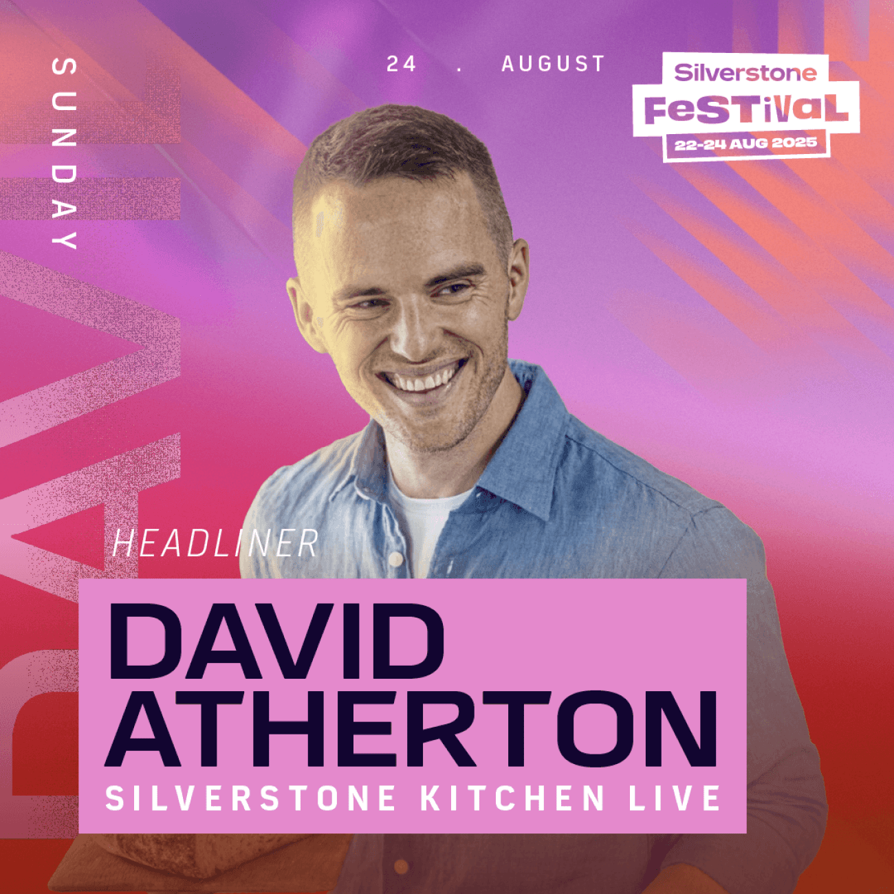 David Atherton, Silverstone Kitchen Live, Foodie Fest, Silverstone Festival