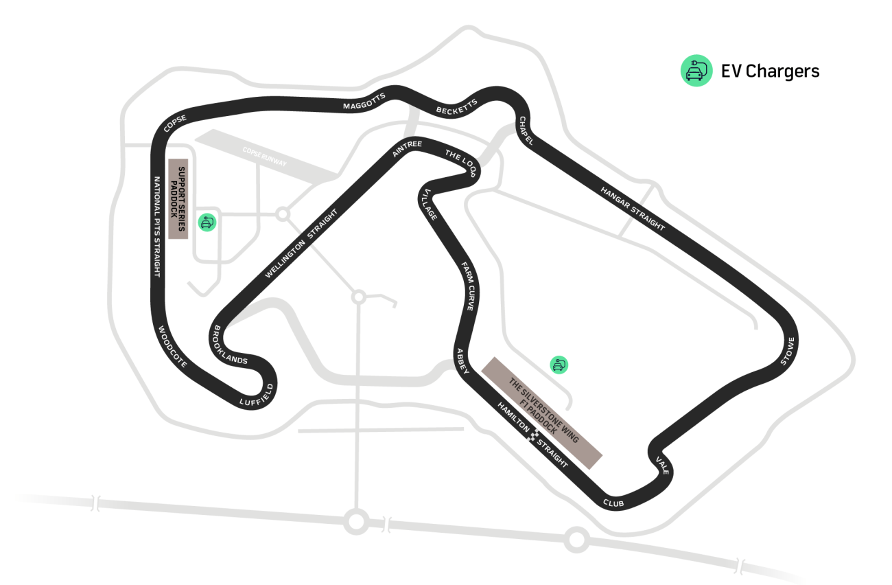 EV charger locations map