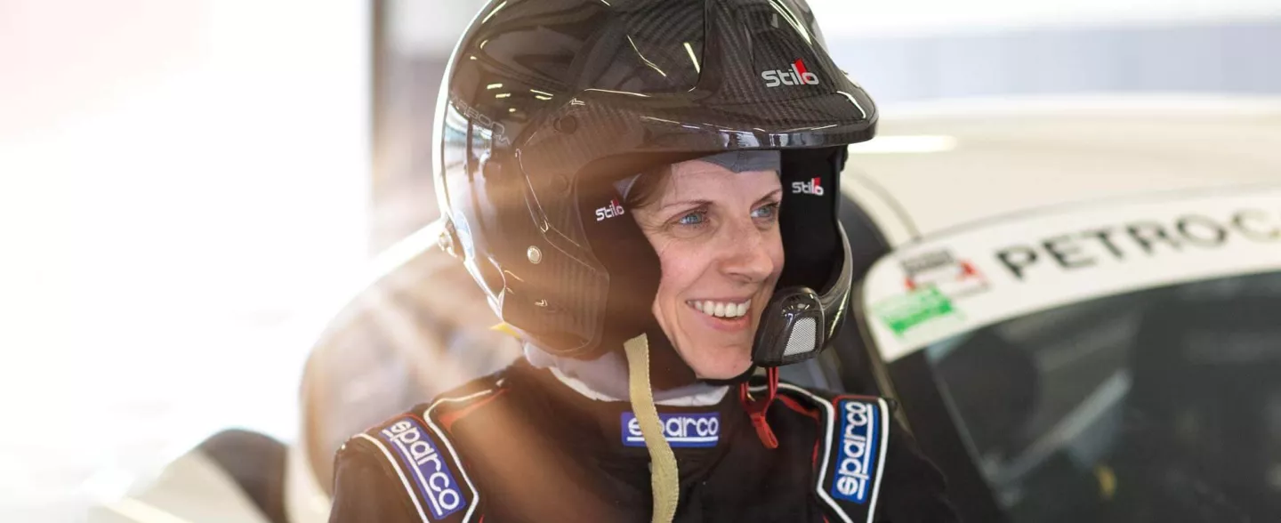Happy driver at silverstone