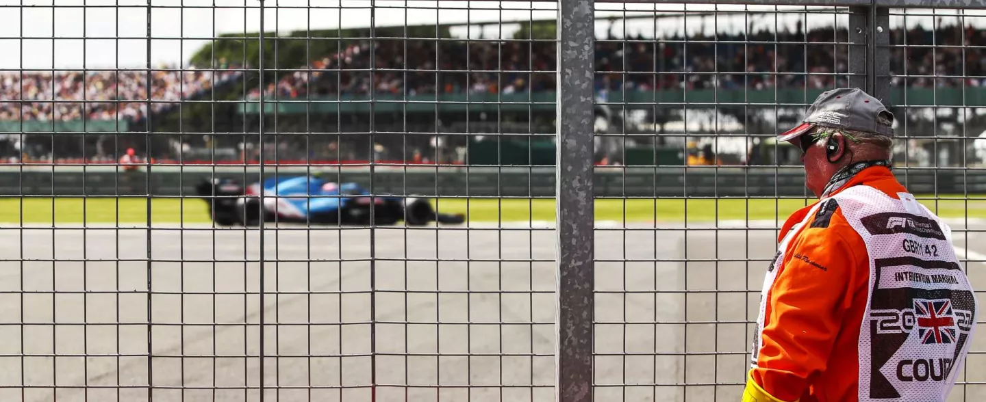 marshal at silverstone