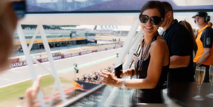 Hospitality at the British Grand Prix
