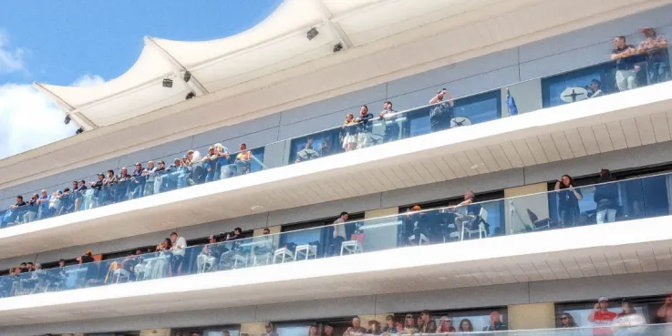 Hospitality at the British Grand Prix