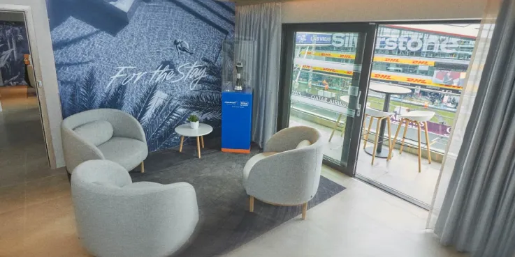 Hospitality at the British Grand Prix