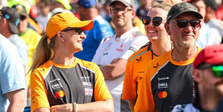 fans at the british grand prix