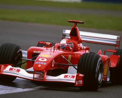 2002 british grand prix winner michael schumacher