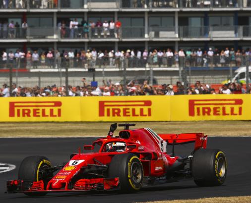 2018 british grand prix winner Sebastian Vettel